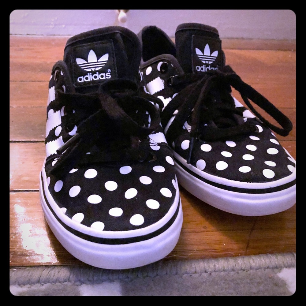 Adidas polka dot sneakers